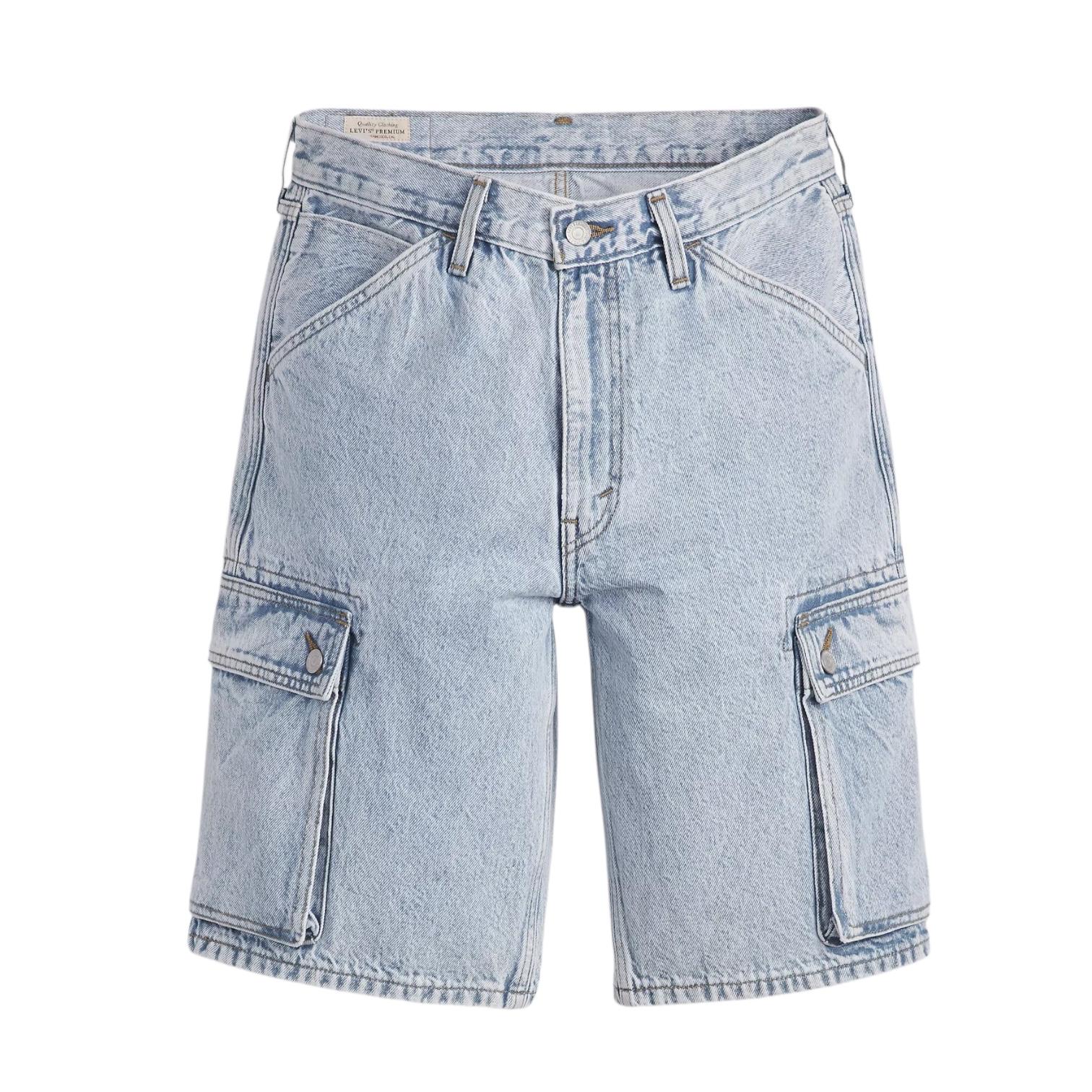 Levi's Short 478 Baggy Cargo 001GU0004 My Pockets Full Blu Uomo