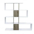 Libreria Adrianne Bianca e Naturale: Melammina, 145x29x145