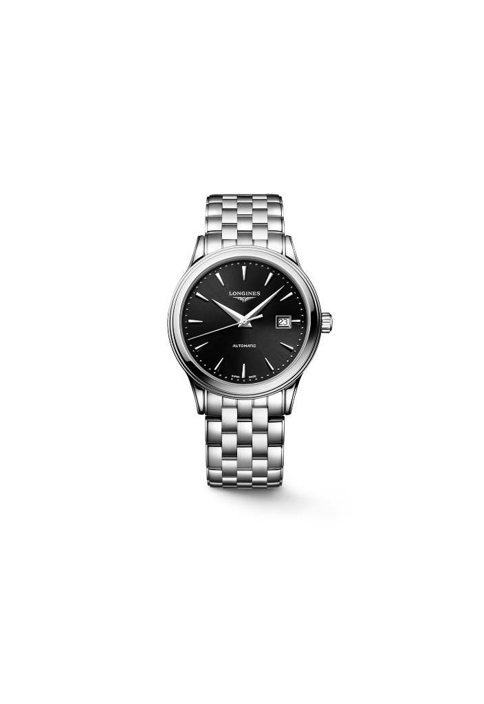 Longines Flagship Classic – Orologio automatico Swiss Made nero L4.984.4.59.6