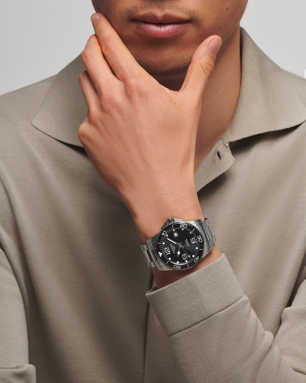 Longines HydroConquest – Orologio automatico Swiss Made nero L3.781.4.56.6