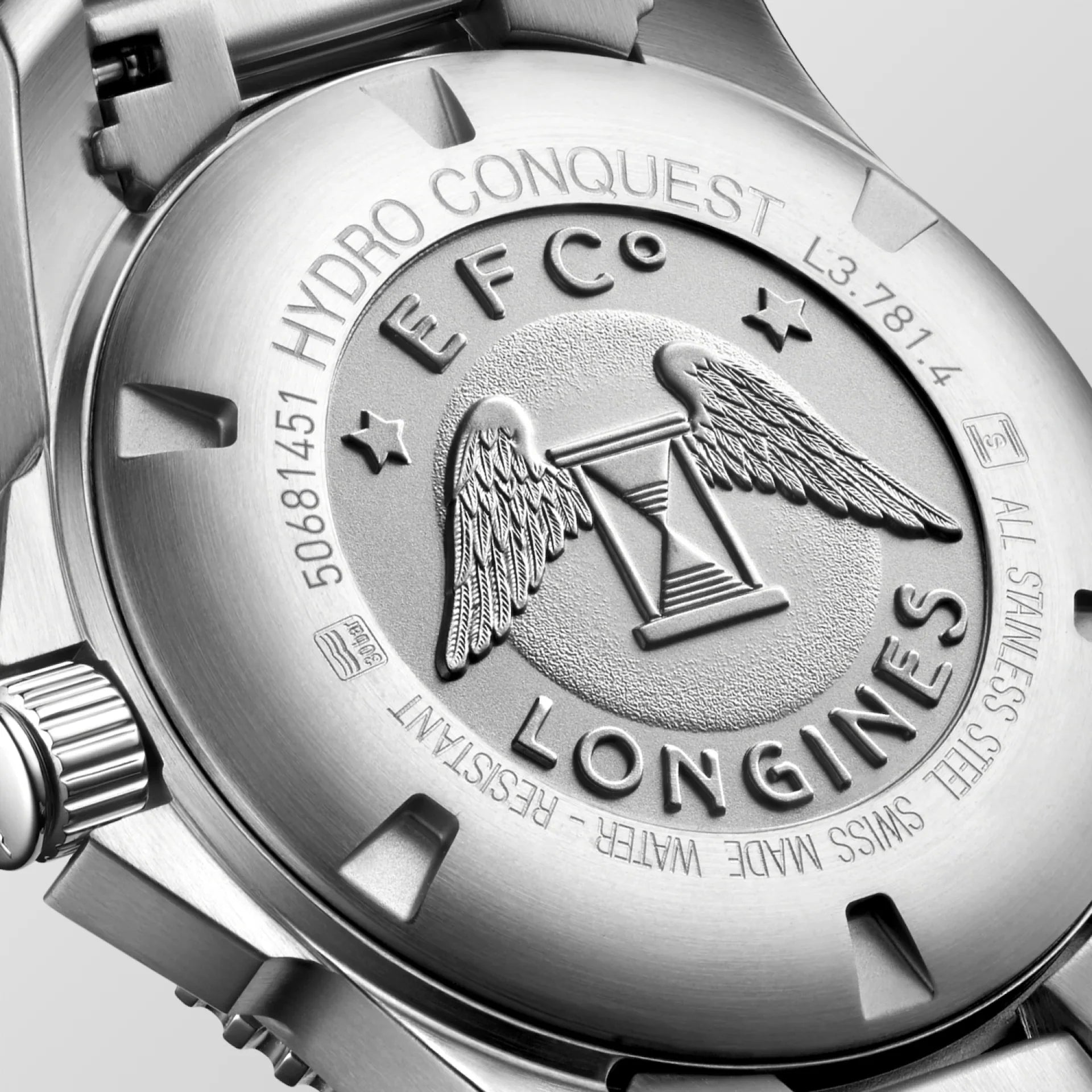 Longines HydroConquest – Orologio automatico Swiss Made nero L3.781.4.56.6
