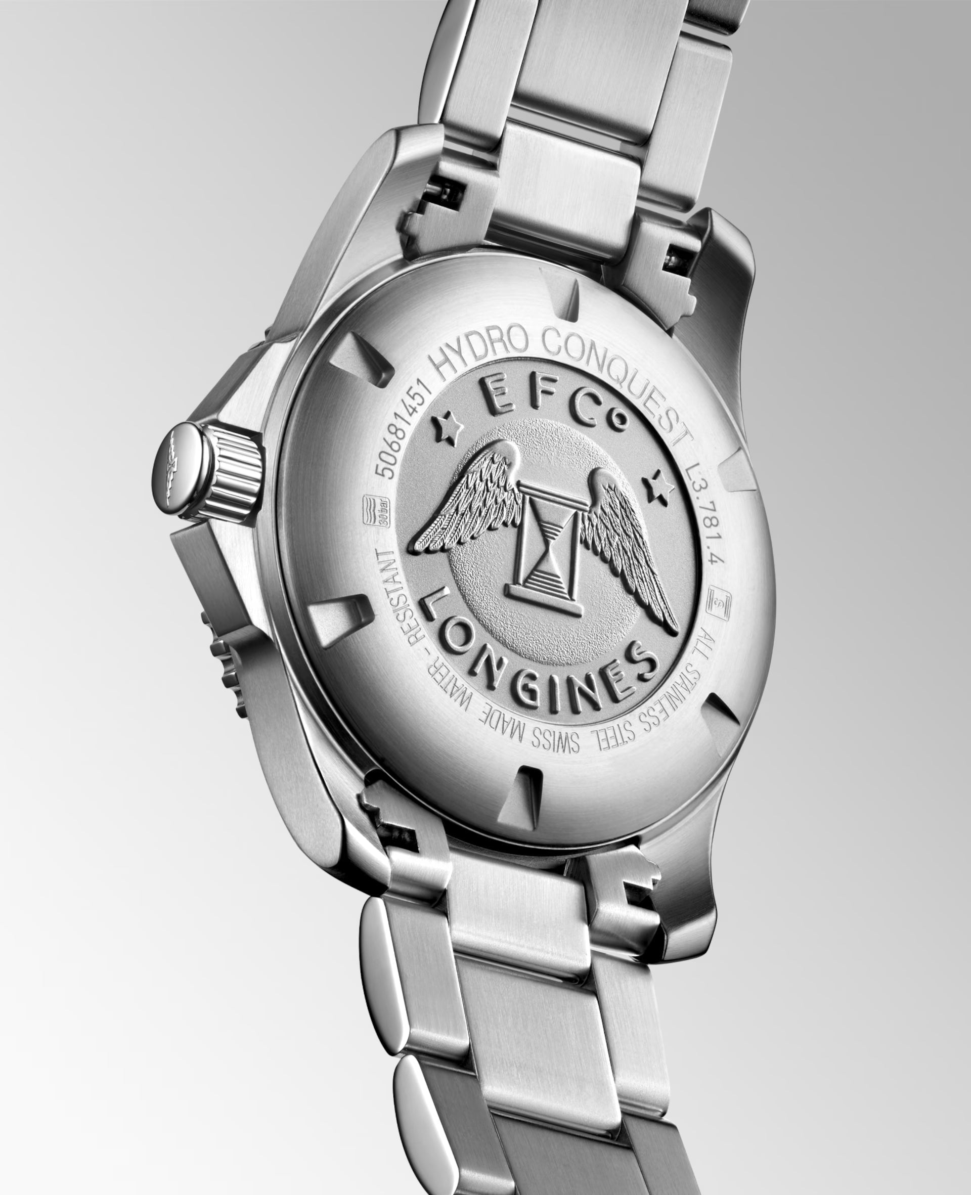 Longines HydroConquest – Orologio automatico Swiss Made nero L3.781.4.56.6