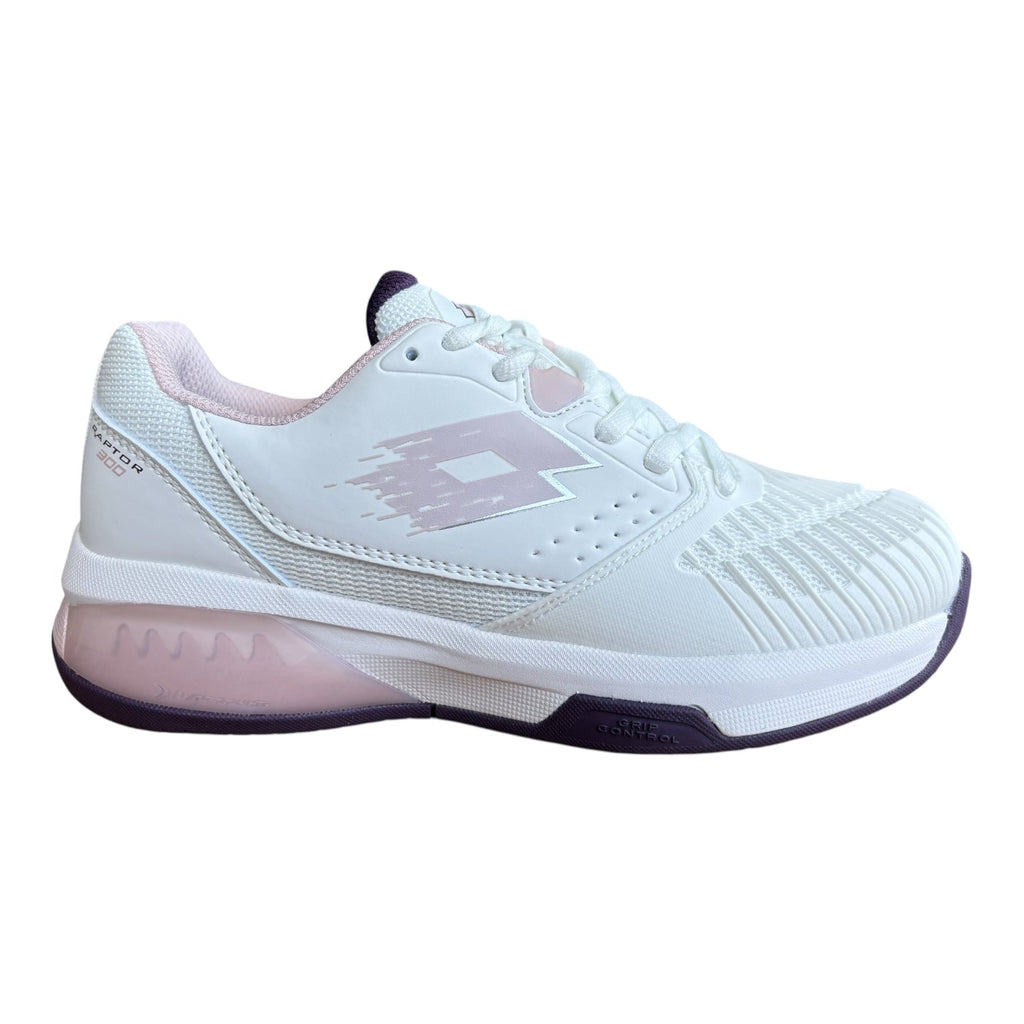 Lotto scarpa da tennis da donna Raptor Hyperpulse 300 SPD bianco