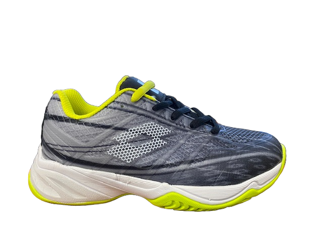 Lotto scarpa da tennis da junior Mirage 300 ALR Jr 210746 6W5 all black-all white-acacia green