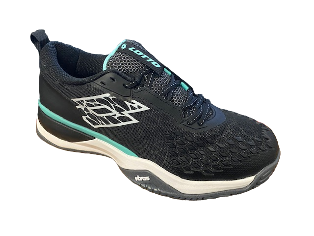 Lotto Raptor Hyperpulse 100 SPD 215623 Scarpe Tennis Uomo Nero Bianco Verde