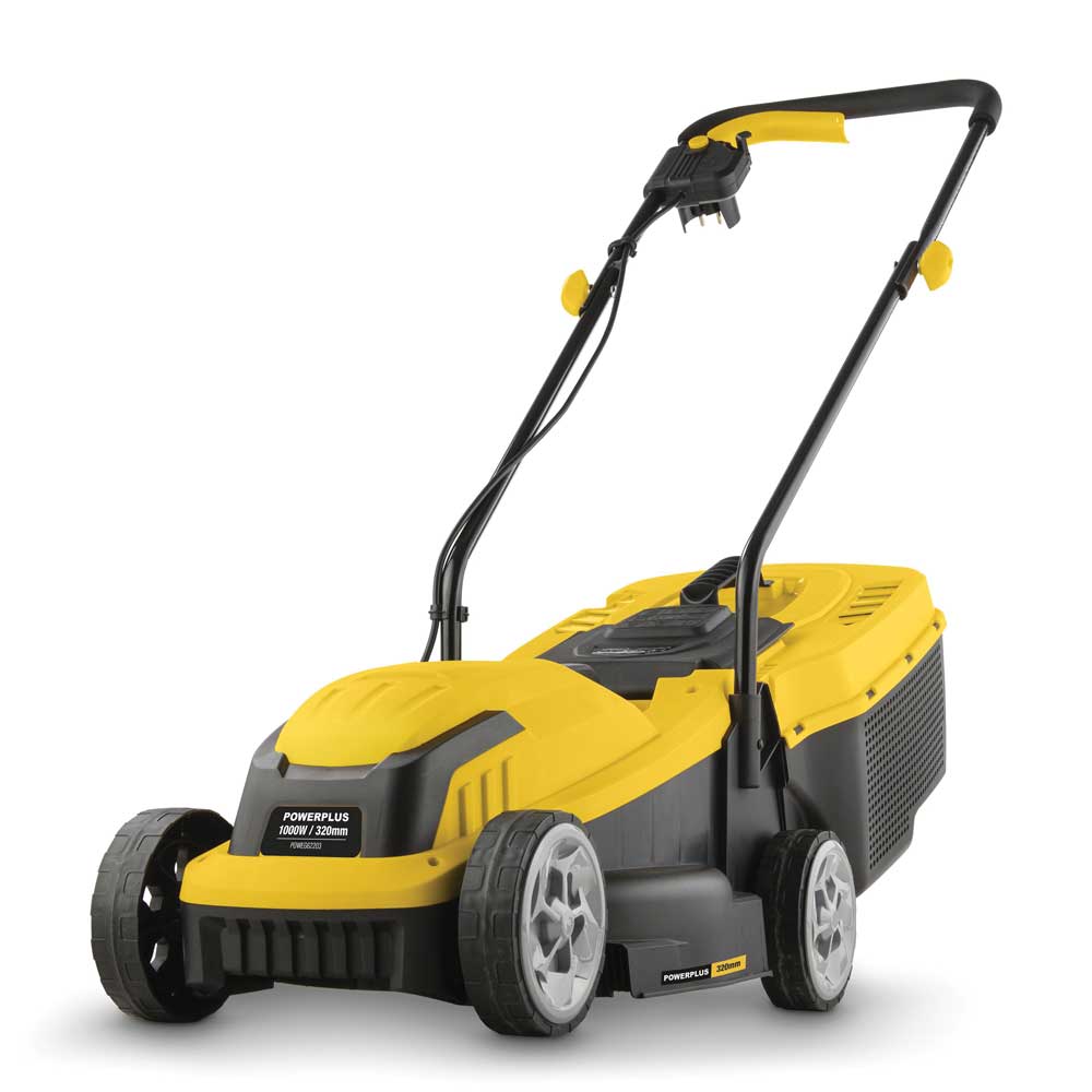 Rasaerba Elettrico 1000W - Larghezza di taglio 320mm - Contenitore di raccolta 30L