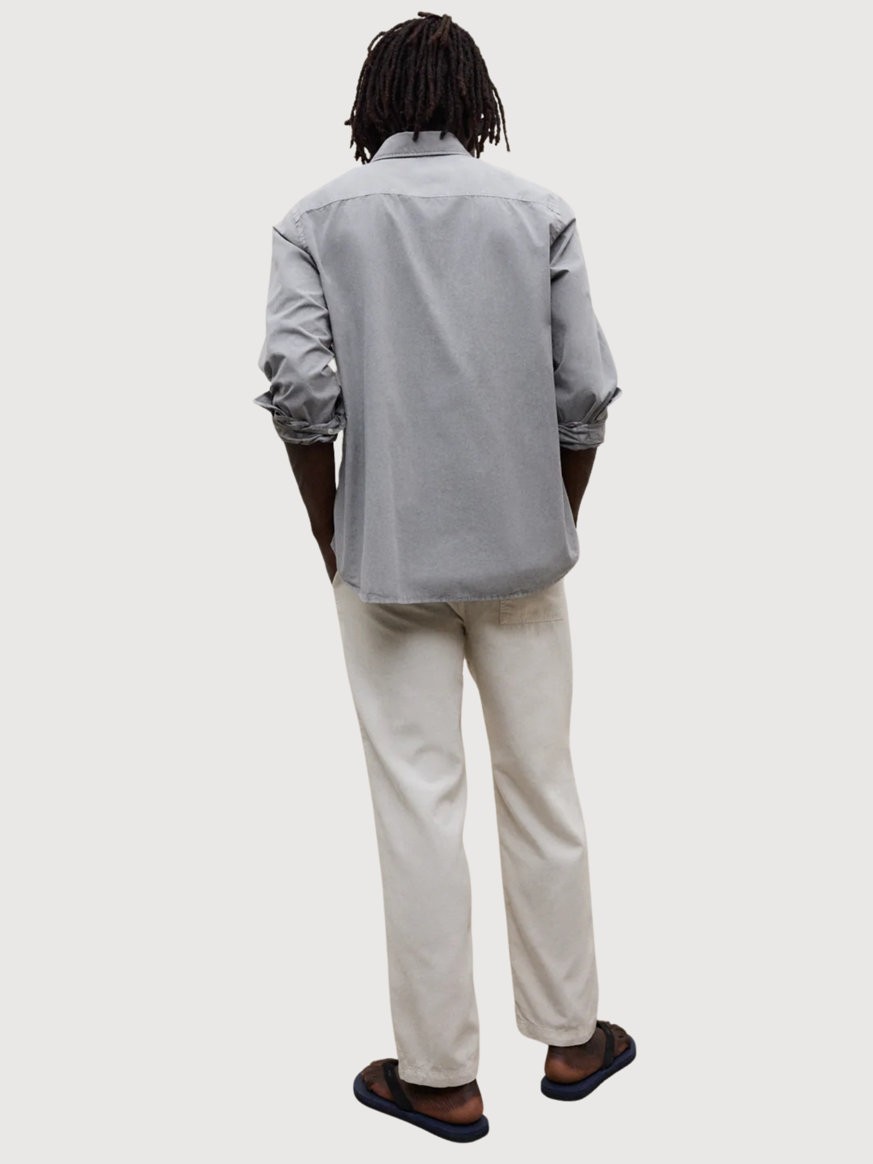 ANTEJO POPELIN SHIRT MAN Charcoal | ECOALF