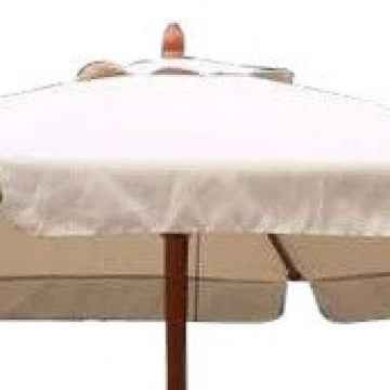 Telo circolare in poliestere beige 270 g/m², diametro 3 metri