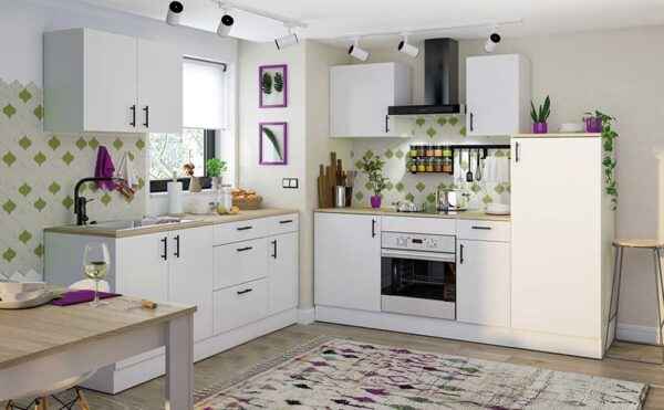 Mobile Pensile Kira 80 cm – 2 Ante, MDF, Bianco