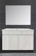 Mobile Bagno Sospeso Cortina con Due Ante in due Misure