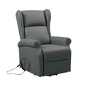 Poltrona relax Pisa – Reclinabile elettrica con alzata assistita, grigio