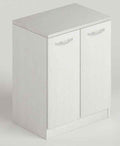Base lavanderia 71 cm in kit bianco frassinato Laundy