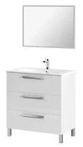 Mobile Bagno Bianco 80x45x86 cm con 3 Cassetti