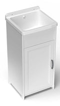 Lavatoio miniCon in resina con anta e vasca - Cm 40,5 x 36,5 x 85H