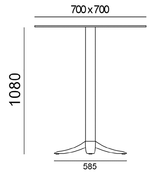 Base in fusione di ghisa H108 20 kg