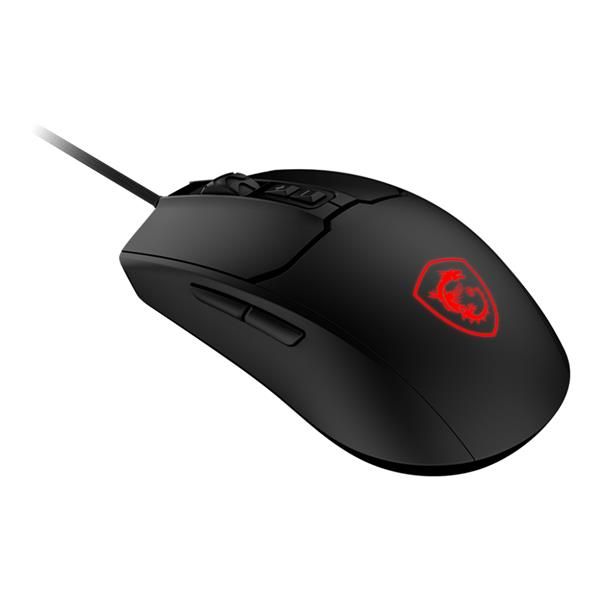 MSI MOUSE FORGE GM100, USB, OTTICO, 6400DPI, 7 PULSANTI CON ROTELLA, NERO [S12-0402310-HH9]