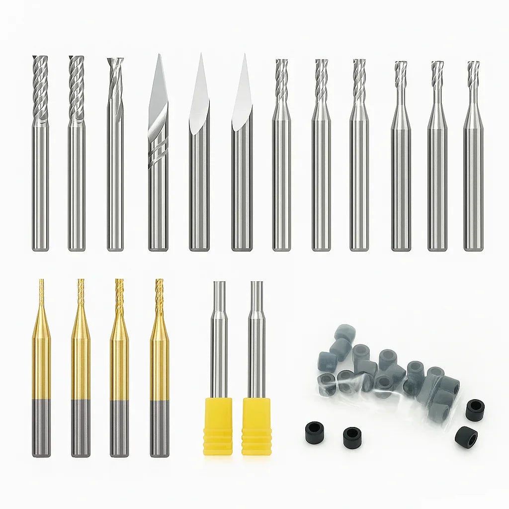 Makera - Pacchetto di punte per fresatura standard