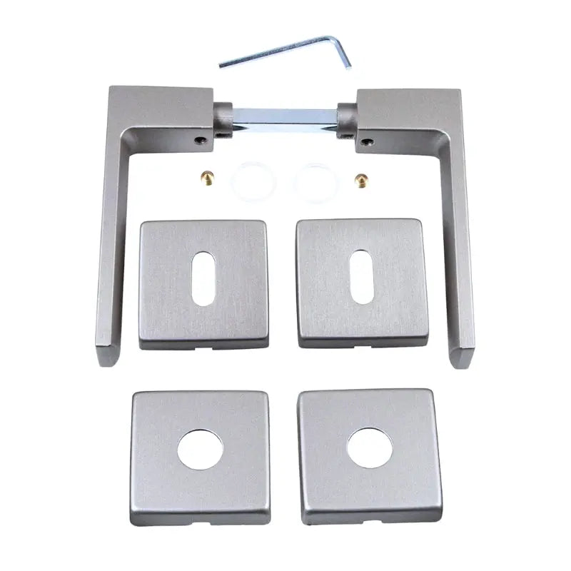MANIGLIA PER PORTA AURA CROMO SATINATO