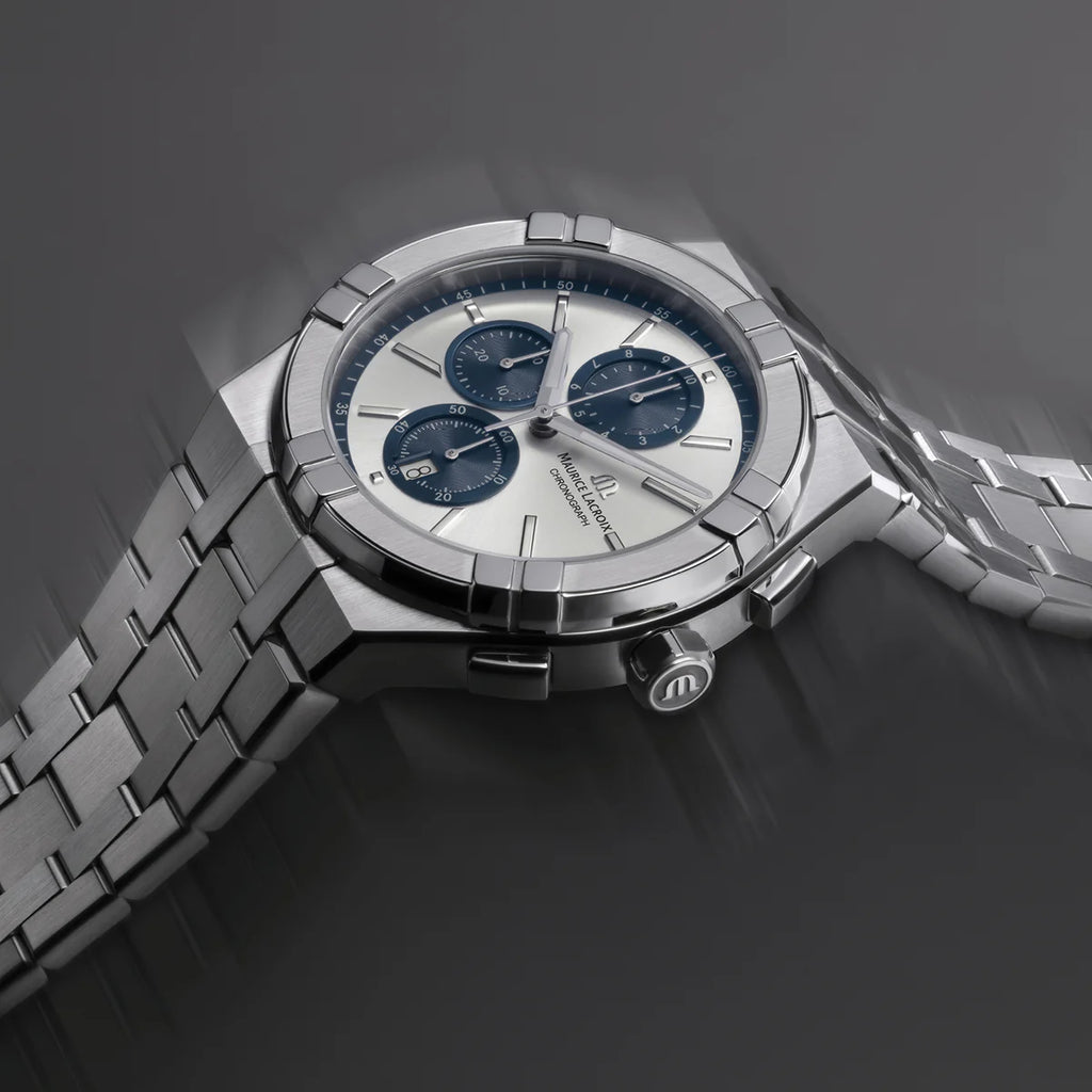 Maurice Lacroix Aikon Quartz Chronograph – Quarzo Swiss Made Grigio 42mm – AI1118-SS002-230-1