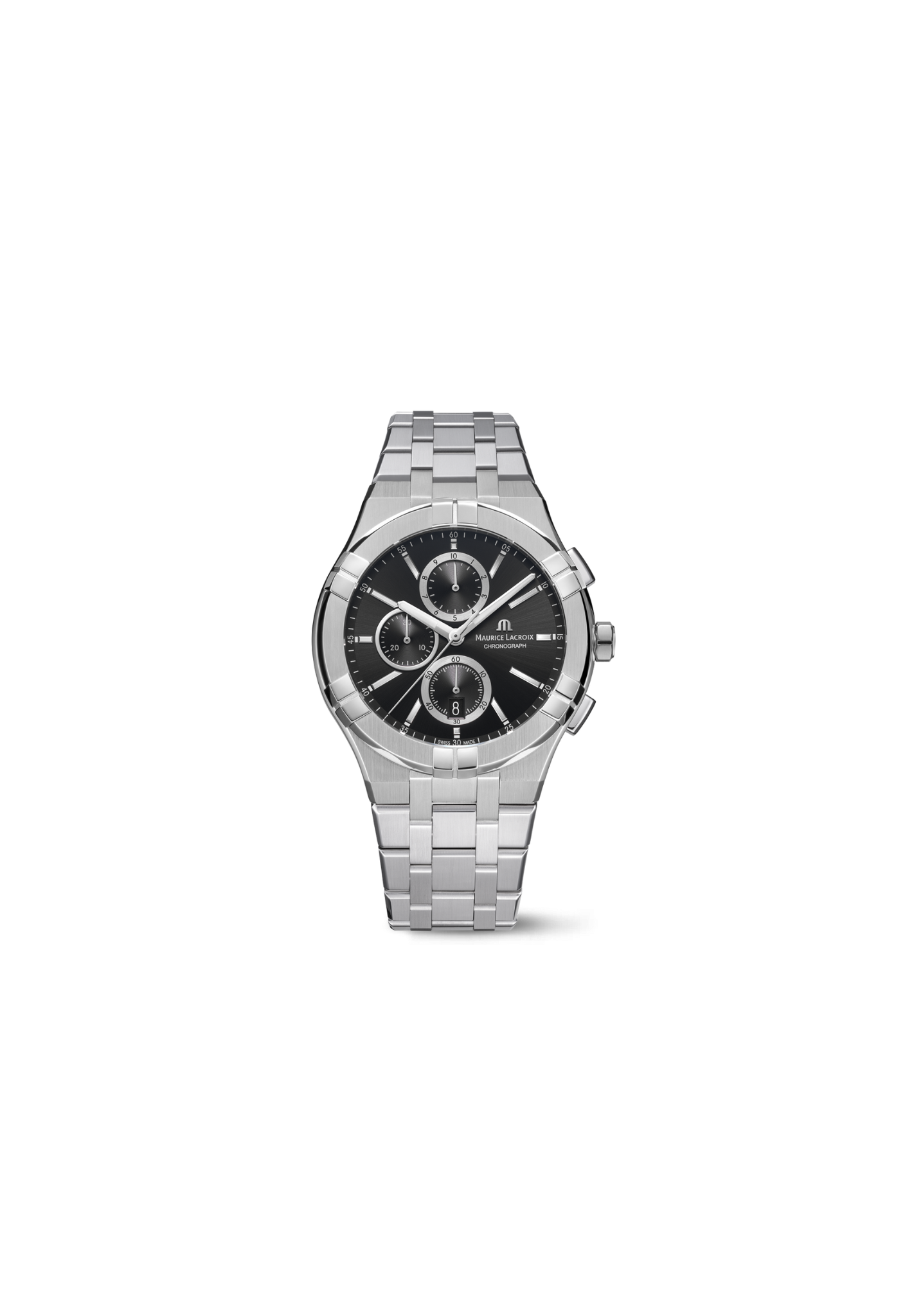 Maurice Lacroix Aikon Quartz Chronograph – Quarzo Swiss Made Nero 42mm AI1118-SS002-330-1