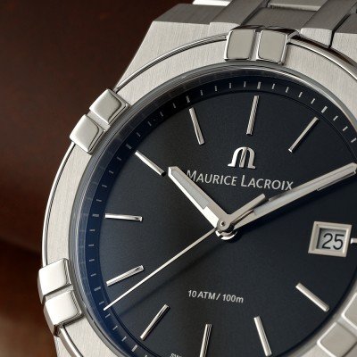 Maurice Lacroix Aikon Quartz Nero 40mm – Quarzo Swiss Made – AI1108-SS002-330-1