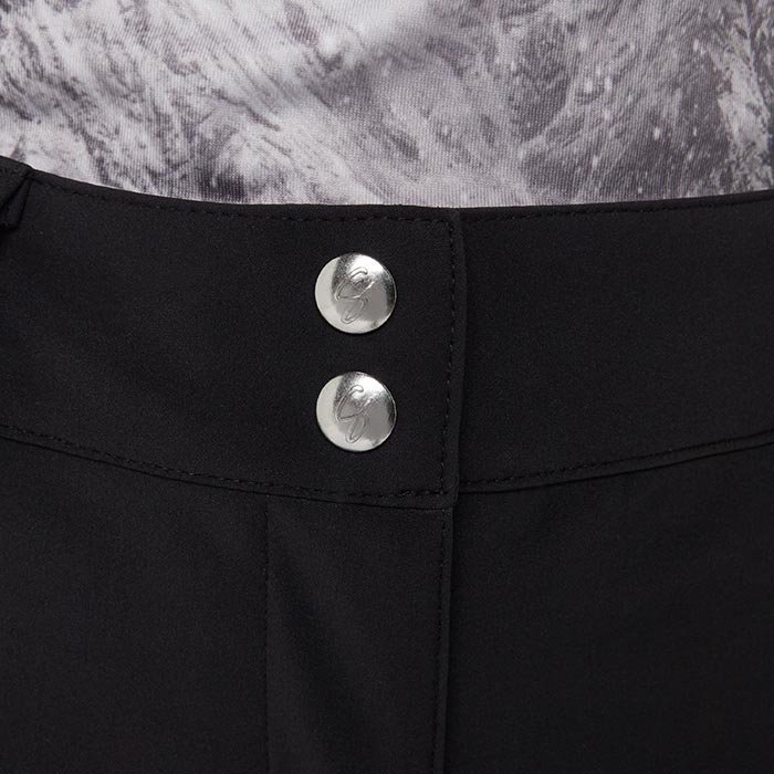 McKinley Pantalone Sci Donna Dalia 294425-057 Nero – Softshell, Traspirante, Slim Fit