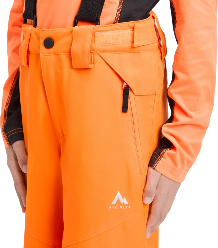 McKinley Salopette da Neve Junior Eddie 294471-905 Arancione – Protezione Totale, Comfort e Libertà di Movimento