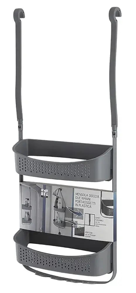 Mensola doccia 2 rip.plastic.grigio