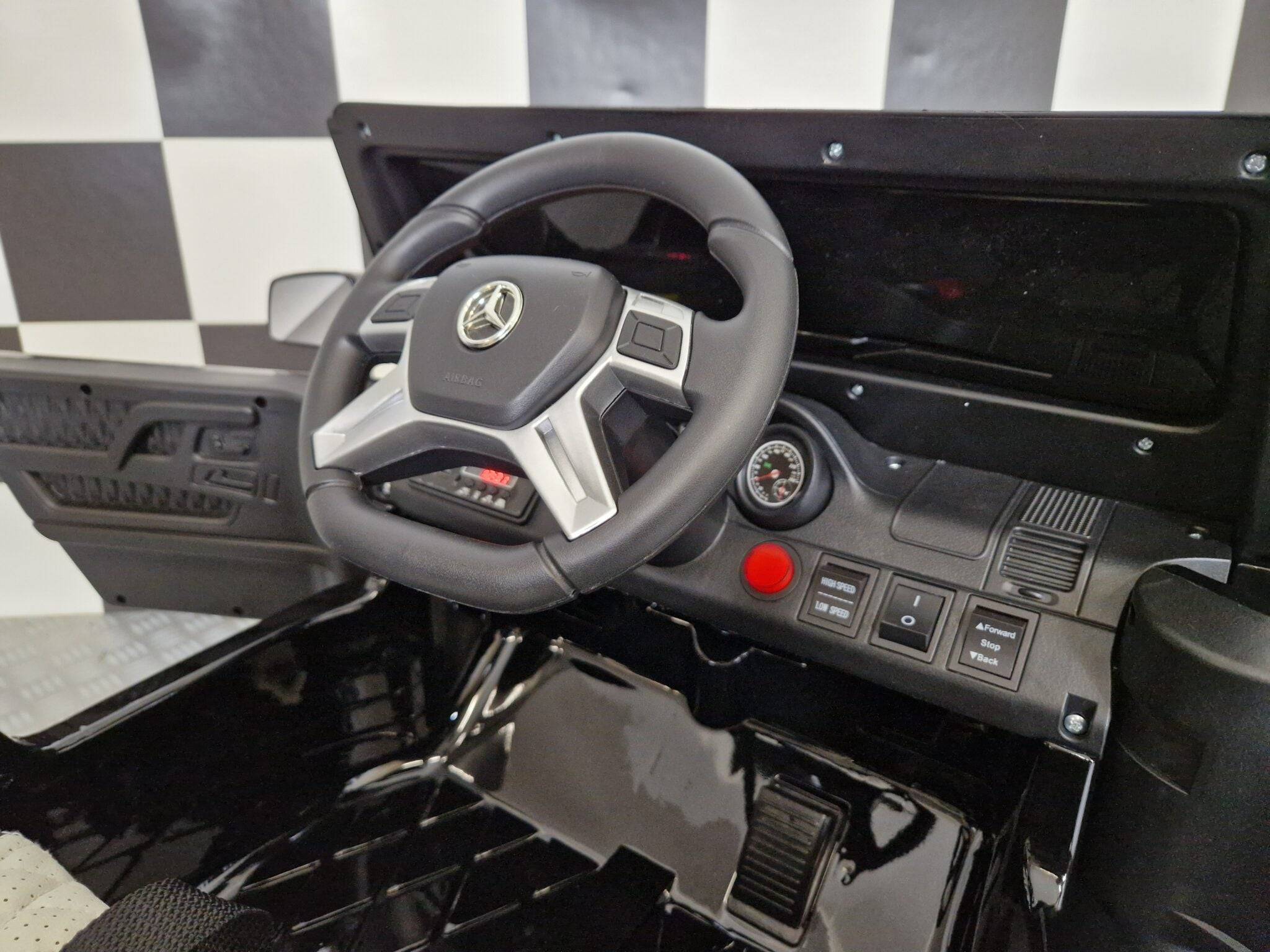 Auto Elettrica per Bambini Mercedes G63 AMG 6×6 12 V – Nero Metallizzato