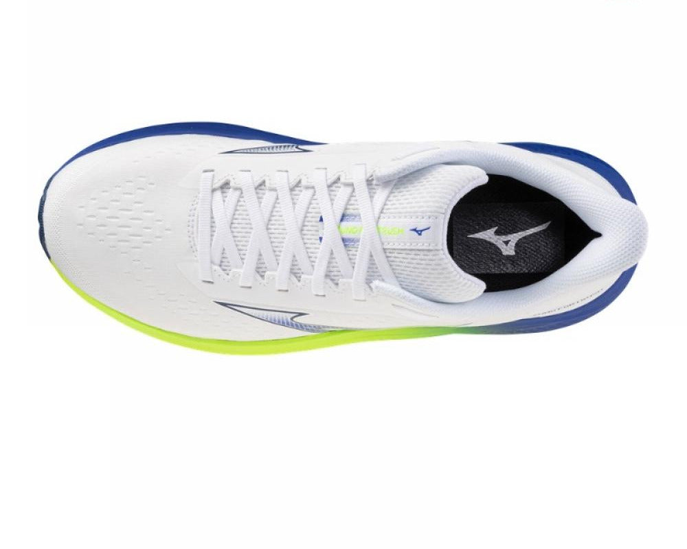 Mizuno Scarpa Running Uomo Fortrush Bianco Giallo Blu - J1GC264801
