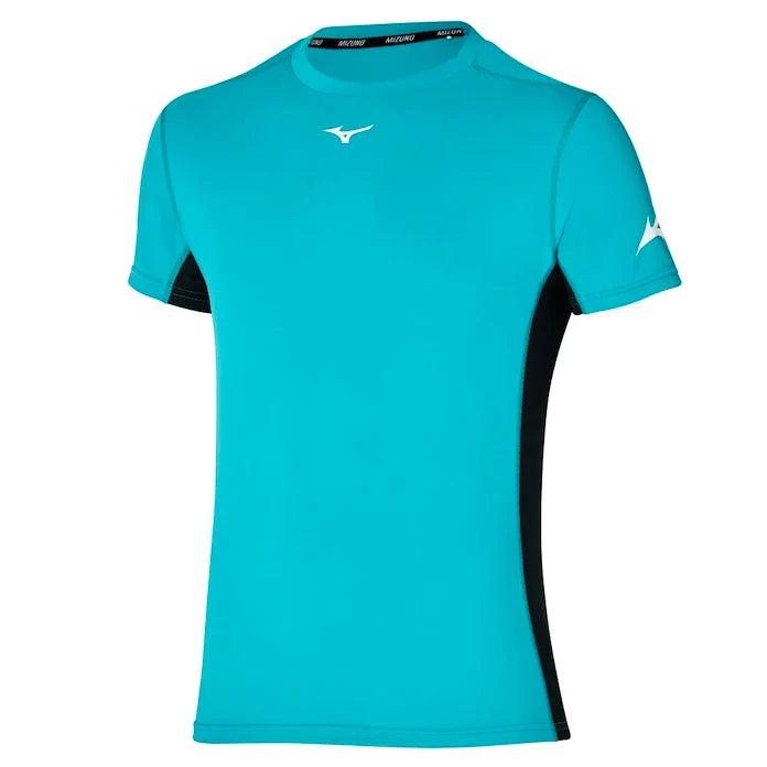 Mizuno maglietta manica corta da uomo per la corsa Sun Protect J2GA1022 20 algiers blue