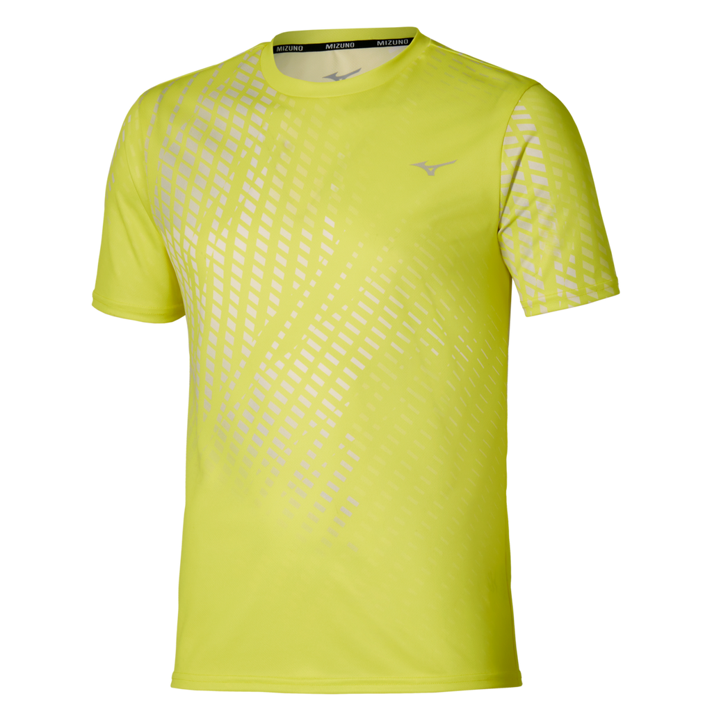 Mizuno Maglietta Running Uomo Graphic Origami J2GAD007 43 Giallo