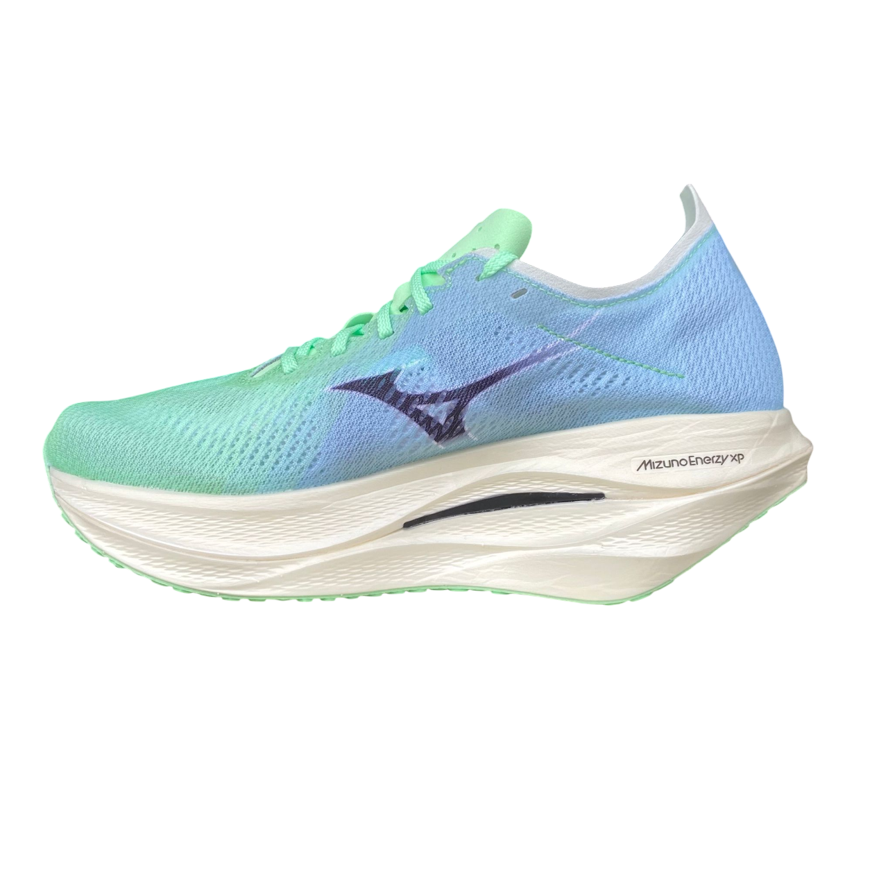 Mizuno Wave Rebellion Pro 3 U1GD253001 Scarpe Running Uomo Menta Nero Racing