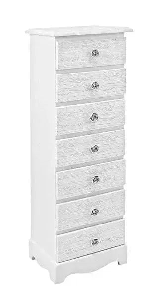 Mobile cassettiera blanc 7 cassetti 29x23x89h