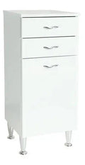 Mobile multiuso 2cassetti+1anta 35x34x84h bianco