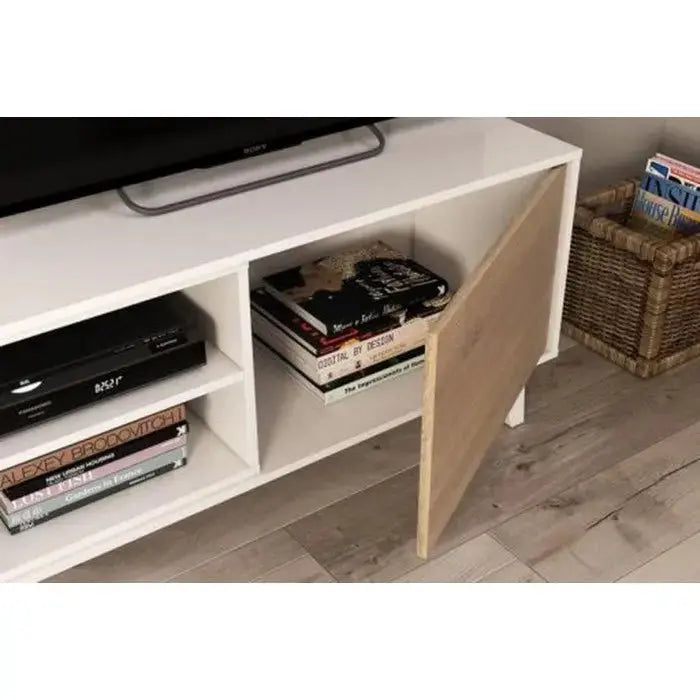 Mobile soggiorno zaiken 180x41x51h composto da base e pensile