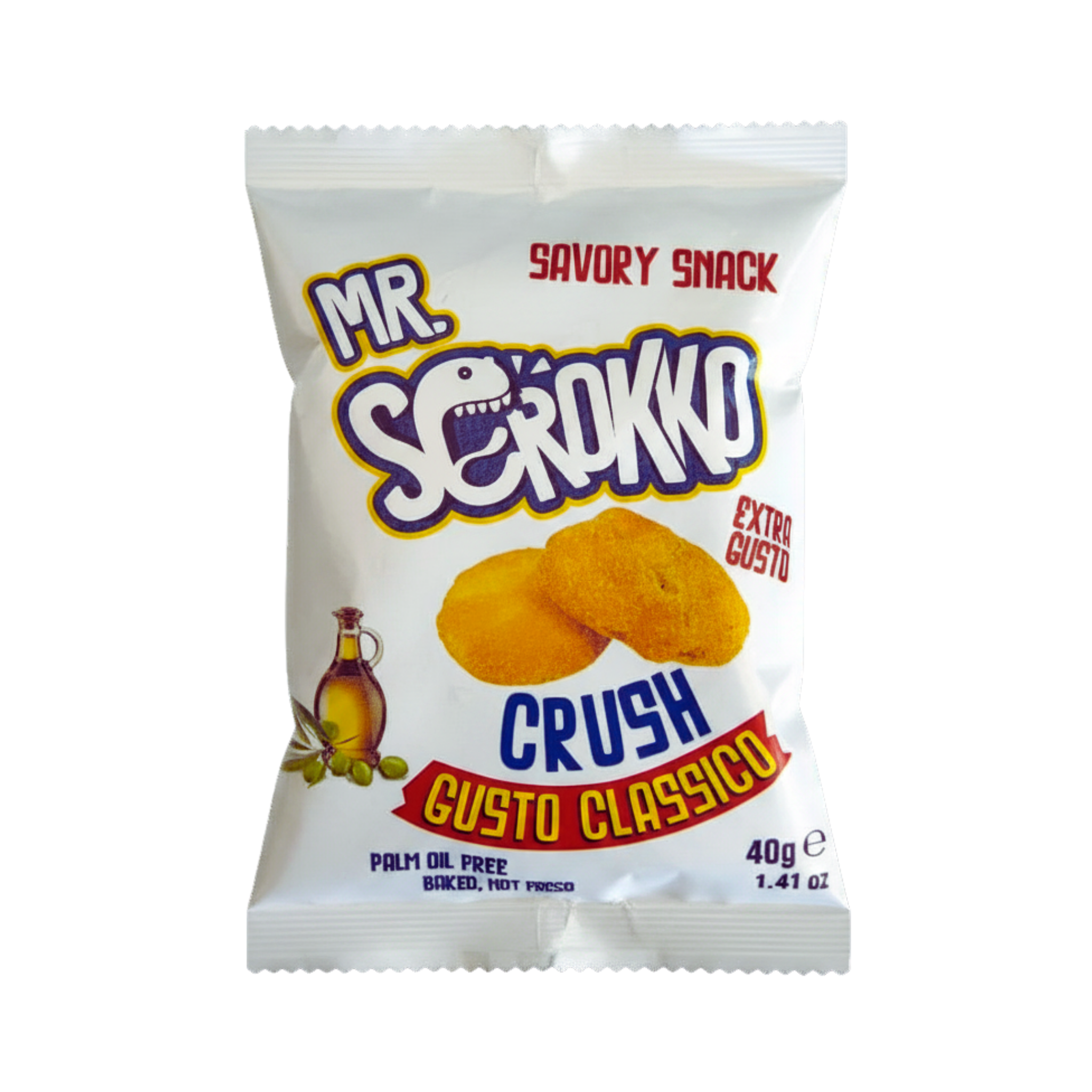 MR. SCROKKO,  Tarallini gusto classico da 40gr - Confezione da 60 pezzi