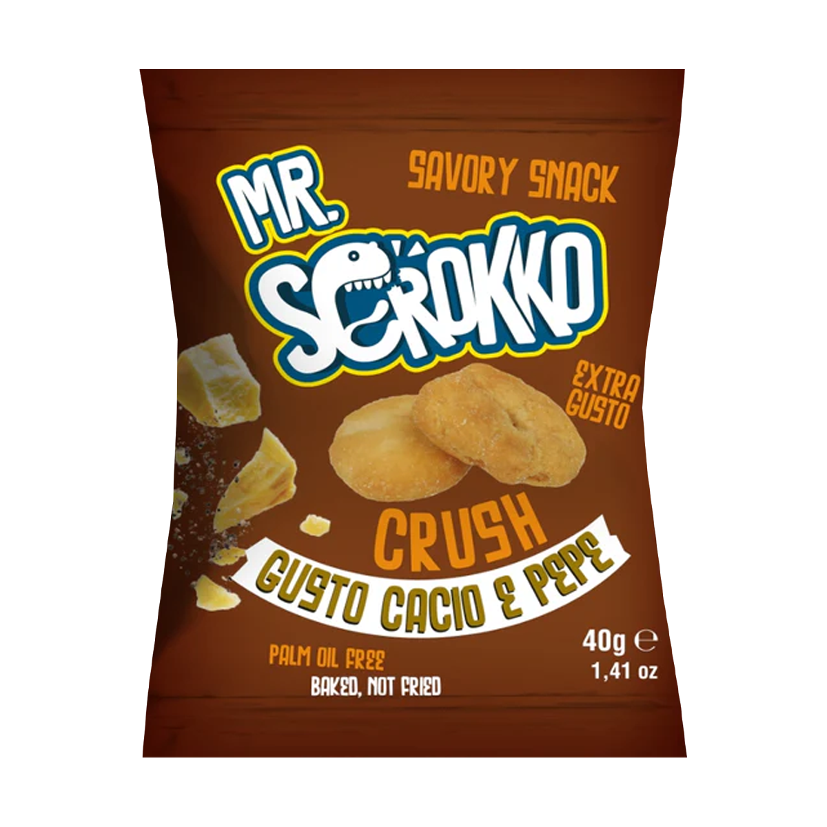 MR. SCROKKO tarallini gusto cacio e pepe da 40gr - Confezione da 60 pezzi