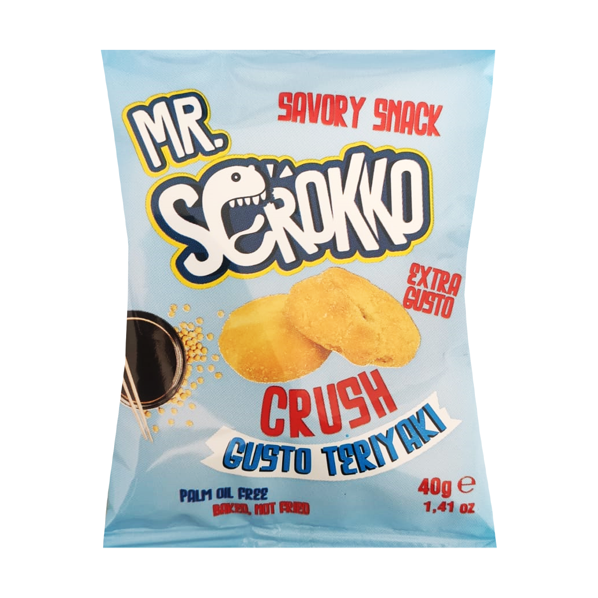 MR. SCROKKO tarallini gusto Teriyaki da 40gr - Confezione da 60 pezzi