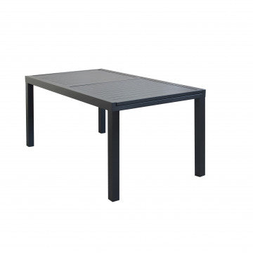 Tavolo Formentera allungabile in alluminio 160/240 X 90