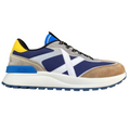 Munich scarpa sneakers uomo Dinamix 09 8862009 blu-beige
