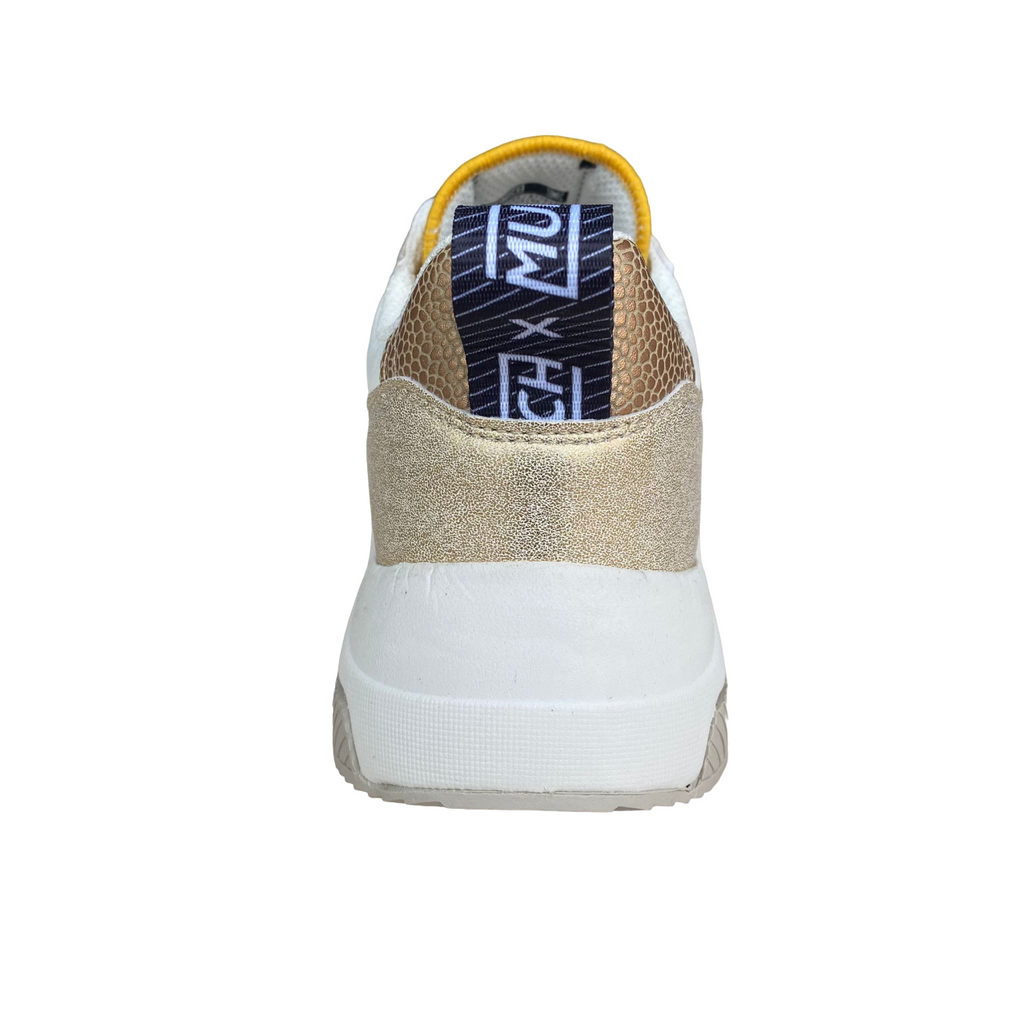 Munich Wave 169 | Sneakers Donna Bianco-Oro | Cod. MW169 | Sportiamo