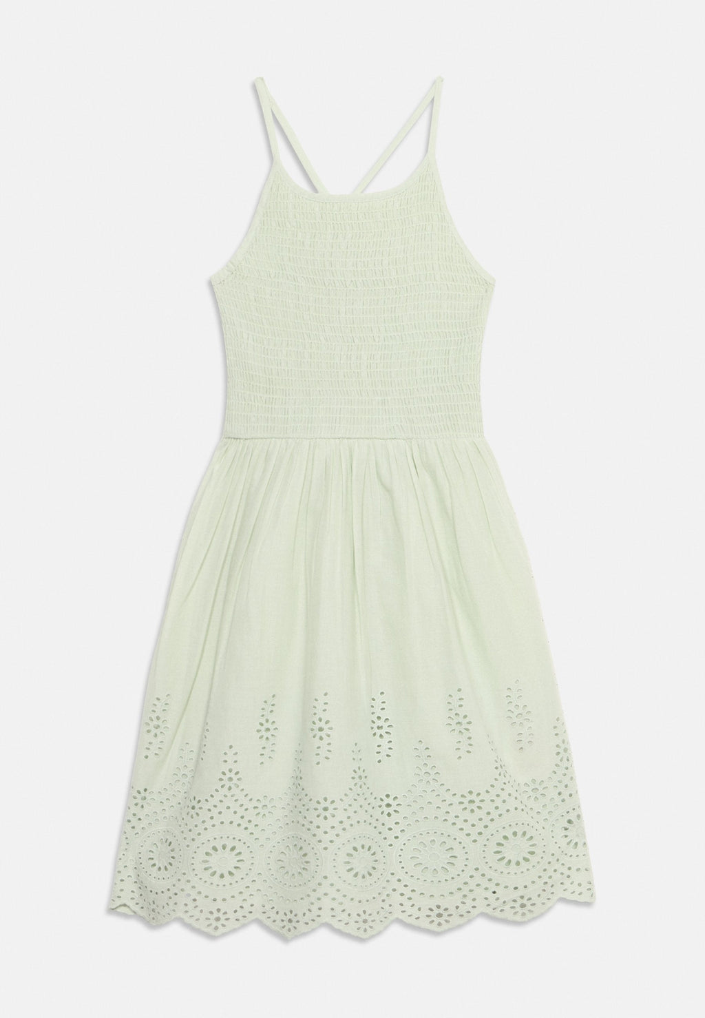 Only Vestito Ragazza KOGBONDI LIFE 15368460 Verde | Abito Casual PE26