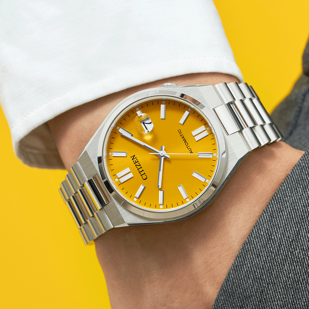 Citizen TSUYOSA Automatic 8210 Yellow Dial – Orologio Meccanico Uomo – Cod. NJ0150-81Z