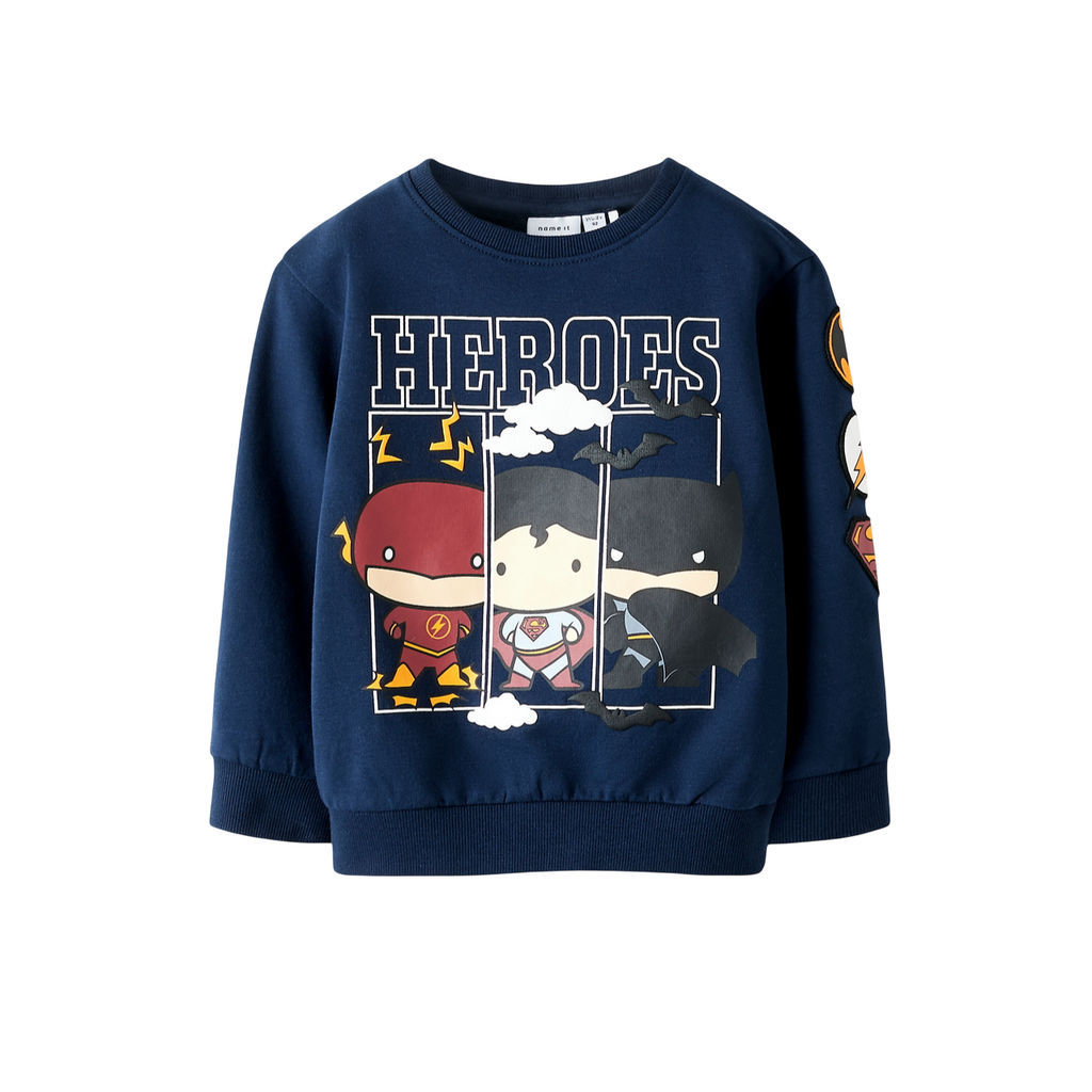 Name It Felpa Bambino 13249571 - Blu - Supereroi DC