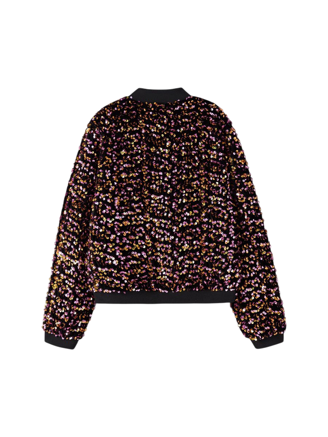 Name It Giacca Aviatore Bambina 13222686 Gold Colour - Bomber Nero