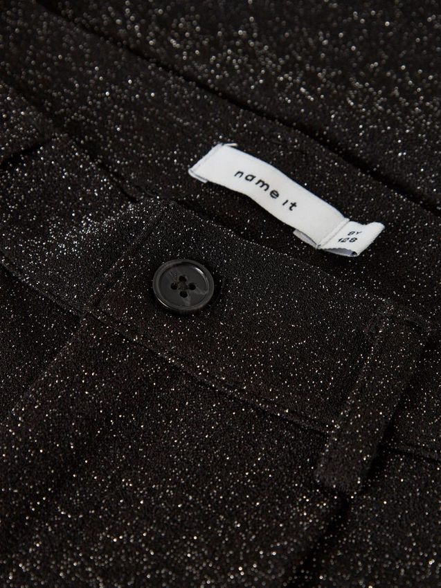 Name It Pantalone Glitter 13248914 Black | Bambina nero brillante comodo party