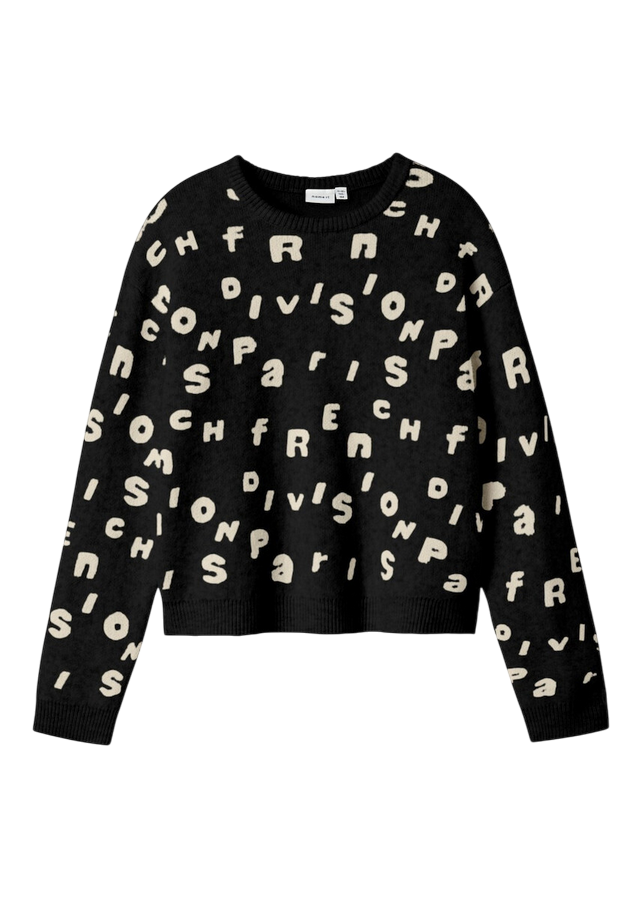 Name It Pullover Maglia Bambina 13247280 - Black - Nero