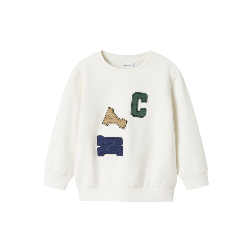 Name it Felpa Girocollo Bambino NYC Bianca 13244799