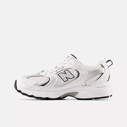 New Balance Lifestyle Sneakers Junior 530 BUNGEE LACE Bianco Argento - PZ530SB1